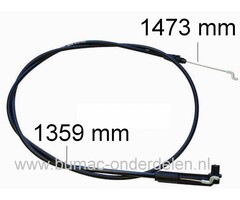 Motorremkabel voor Toro Grasmaaier Grasmachine Motorstopkabel voor Toro 20013, 20014, 20017, 20018, 20031, 20041, 20049, 20051, 20066, 20655, 20656, Recycler, 20067, 20070, 20073, 20074, 20079, 20089, 20096, 20098, 20112, 20113