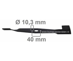 Mes 32 Cm KYNAST - GRANJA Elektrische Grasmaaiers, Maaimessen Elektromaaiers 3210E, Kynast, Granja Grasmaaiermessen voor Electrischemaaiers, Elektromaaiers met 33 Cm Maaibreedte