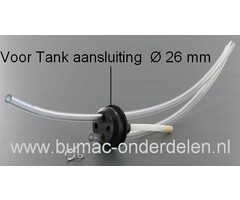 Tank Rubber - Doorvoerrubber voor Stiga - Castelgarden - Alpina en Mountfield Bosmaaier BJ335 - BJ345 - XB34 - XB35DS - XB36 - XB41 - XB435H - XB435HD - XB43DS - XB43FS - XB45P - XB45FP - XB51DS - XB51FS - XB55P -XB5