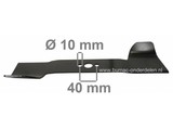 Mes 37 Cm voor KYNAST Elektrischegrasmaaiers, Maaimessen Kynast Gardist 38 Elektromaaiers, Kynast Messen voor Electrischegazonmaaiers, Electromaaiers, Loopmaaiers Elektrisch, Maaibladen KYNAST Gardist38