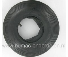 Buitenband met Binnenband voor Aanhanger - Kruiwagen - Kunstmeststrooier - Skelter - Beluchter - Sproeiwagen, Aanhangerband 4.00-6, 4,00-6, 400x6 met Recht Ventiel TR13