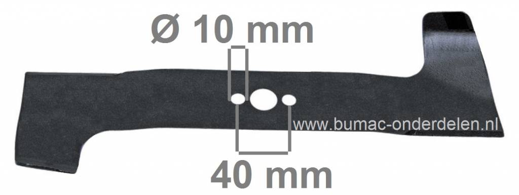 Maaimes 39 Cm voor Kynast Elektromaaiers Aero Power EB404, EB40U, V40, Aero Standard EB 404, EB 40 U, V 40, Turbo Luxus/Power/Standard EB-404, EB-40-U, V-40 Elektrischemaaiers, Maaimessen KYNAST Electromaaiers, 00.3006.40, K3006.40, 100.000.944