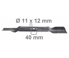 Mes 47 Cm Marazzini, Maplex, Mep, Husqvarna Gazonmaaiers, Maaimes LC48VE, R148SV, 948CVS, 948CVS-K, Aura, Tivoli Grasmaaiers van MEP, MARAZZINI, MAPLEX, ELECTROLUX, Loopmaaiermes, Grasmaaierblad voor Cirkelmaaiers, Benzinemaaiers, Motormaaiers, onderdeel