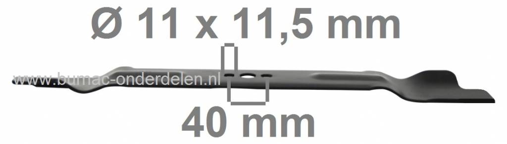 Maaimes 53 Cm voor Husqvarna, Marazzini, Marplex, Mep Motorgrasmaaiers, Messen ERMA 530ER, 853ER, 550ER, 753ER, MP653TEC, Gazonmaaiermessen ELECTROLUX/MARAZZINI Benzinemaaiers, Cirkelmaaiers, Maaibladen voor Grasmaaimachine onderdeel