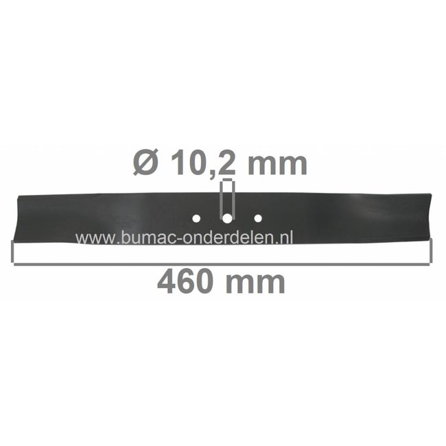 Maaimes 46 Cm Marina, Pilote 88, MTD, Gutbrod, Staub, Yardman, Iseki Motormaaiers, Messen Gutbrod HB46LSH, HB46RLSH, HB4645LSH, MTD YM4519PH, BL4047P, Pilote 88 L460, L470, Staub 500TC Grasmaaiers, Benzinemaaiers, Loopmaaiers, Maaibladen voor Cirkelmaaier