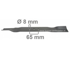 Maaimes 51 Cm voor Marina, Akita, Bolens, Gutbrod, Mtd, Pilote 88, Staub, Yardman Loopmaaiers, Maaimessen AK53SH, L540S, L540SH, 550TC, BL5052SP, GT53B, GT53SB, GT53SH, HB5255RLSH, HB52RLSH, 52SHMX, L540SQ, Mars 52, RB52MR, YM5521SPH, Grasmaaiermessen voo