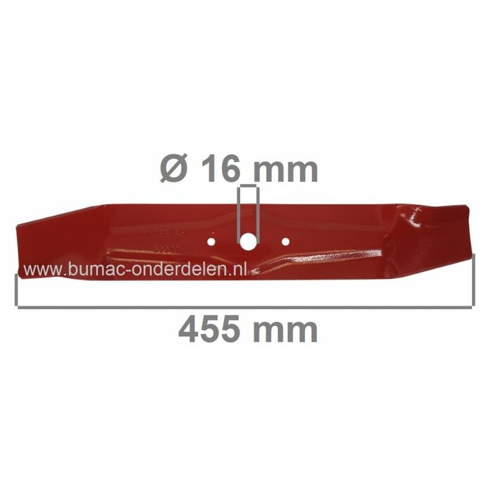 Mes 45,5 Cm Mountfield, Granja, Gaby Samag, Loopmaaiermessen, Maaimessen MOUNTFIELD M3, M4, Empress 18, Mirage Gazonmaaiers, GRANJA, GABY SAMAG, MOUNTFIELD Grasmaaierbladen, Maaibladen Duwmaaiers, Motormaaiers, Cirkelmaaiers