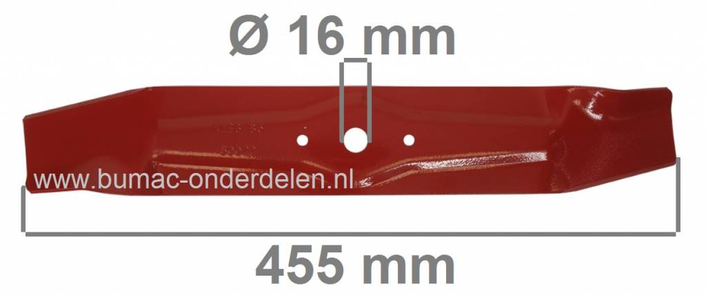 Mes 45,5 Cm Mountfield, Granja, Gaby Samag, Loopmaaiermessen, Maaimessen MOUNTFIELD M3, M4, Empress 18, Mirage Gazonmaaiers, GRANJA, GABY SAMAG, MOUNTFIELD Grasmaaierbladen, Maaibladen Duwmaaiers, Motormaaiers, Cirkelmaaiers