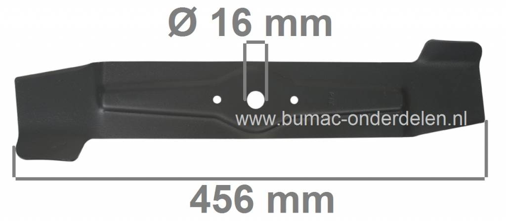 Mountfield Maaimes 45,6 Cm voor Loopmaaiers M3 & M4, Empress 18", Mirage, GRANJA, MOUNTFIELD Grasmaaiermessen, Maaibladen voor Cirkelmaaiers, Benzinemaaiers Stiga, Castelgarden, Alpina, Mountfield, Granja, Messen voor Gazonmaaiers, Grasmaaimachines Duwmod
