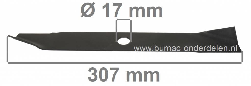 Mes 30,7 Cm MTD Electromaaiers, Maaimessen Bolens, CubCadet, Wolf, Yardman, White, Mtd Loopmaaiers, Elektrische Grasmaaiers, Junior 31, 1000W, 3210E, 3290E, BL1032EP, HE32, BEM913, BEM932, BG1000, CMI32, CPE932, onderdeel