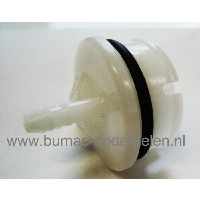 Stihl Nippel voor Benzinetank - Benzineslang Aansluiting op Stihl Bladblazer BR500 - BR550 en BR600, Stihl Tankaansluiting voor Benzineleiding en Retourslang Stihl BR 500, BR 550, BR 600, BR 700