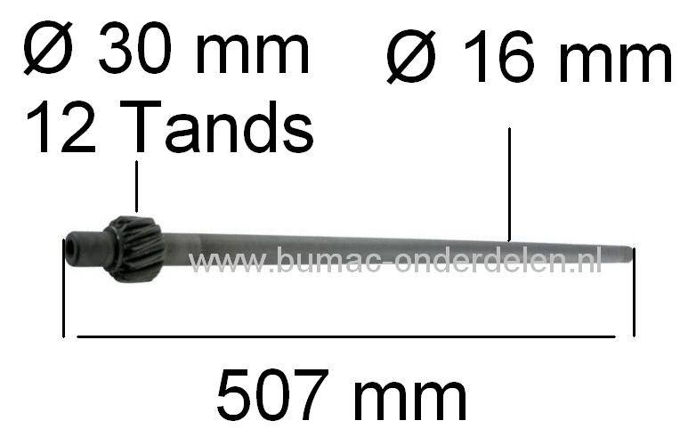 Stuuras met Tandwiel voor MTD - Cub Cadet - Wolf - Bolens - White - Yardman, Zitmaaier - Frontmaaier - Tuintrekker, Stuurstang, Mtd 1450E - 91/155 - B115 - Eurotrac 155/92 - 91-155 - 155-92