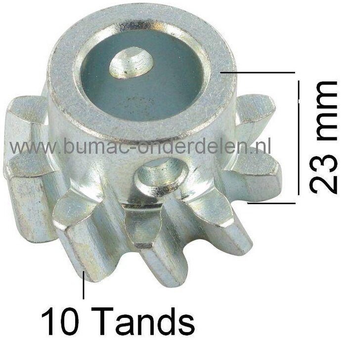 Stuurtandwiel Alko en Brill Zitmaaier - Frontmaaier - Tuintrekker, Tandwiel voor de Stuurinrichting, T13-85HD - T13-92 LUX - T13-102HDS - T15-102 Marina - T17-102HD
