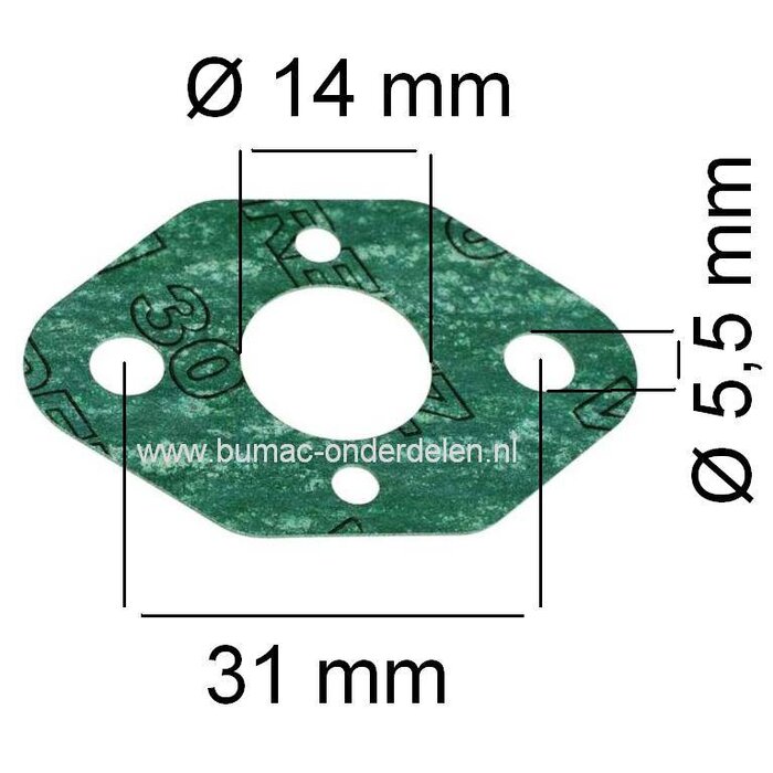 Inlaatpakking voor Stihl Bladblazer, Bosmaaier, Heggenschaar BG45, BG46, BG55, BG65, BG85, BR45, BT45, FS45, FS46, FS55, FS87, FS90, FS110, FC55, FC90, FC95, HS45, HS81, HS86, HS86, HT100, HT101, HL90, HL95, HL100