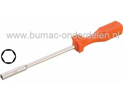 Stihl Afstelschroevendraaier met Zeskant Binnenwerk voor Carburateur op Kettingzaag, Bladblazer, Bosmaaier, Heggenschaar, Grondboor, Motorslijper van Stihl Afstelgereedschap