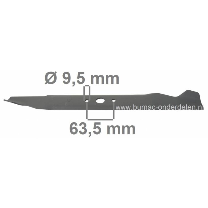 MTD Mes 47,9 Cm voor 21 Inch Loopmaaiers, Maaimessen Cub Cadet, Bolens, Yardman, White, Wolf, Mtd Handmaaiers 21" Maaibreedte, Gazonmaaiermessen, Maaibladen voor Grasmaaiers, Duwmaaiers