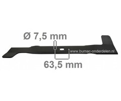 MTD Maaimes 51,5 Cm voor Maaiers met 21 Inch - 53 Cm Maaibreedte, 478SPS, 53SP, BL5053SP, GES53, CP53, HB53RB, RB53, YM6021M, CPG53, Ambition 53AHW, Blue Power 53 AHW, Grasmaaiermessen voor Bolens, CubCadet, Mtd, Wolf, White, Yardman Loopmaaiers 21"
