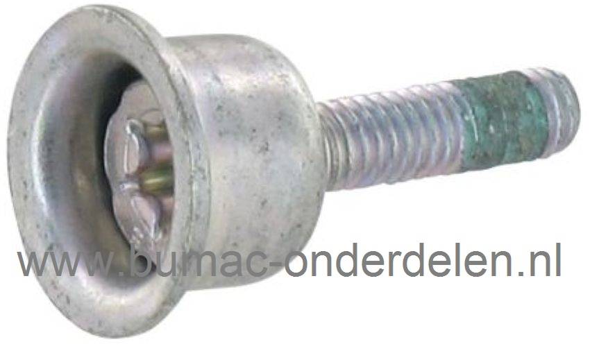 Torx Bout M4 met Klem bus voor Stihl Kettingzaag om Kettingrem hendel - Veiligheigshendel - Beschermhendel te Bevestigen