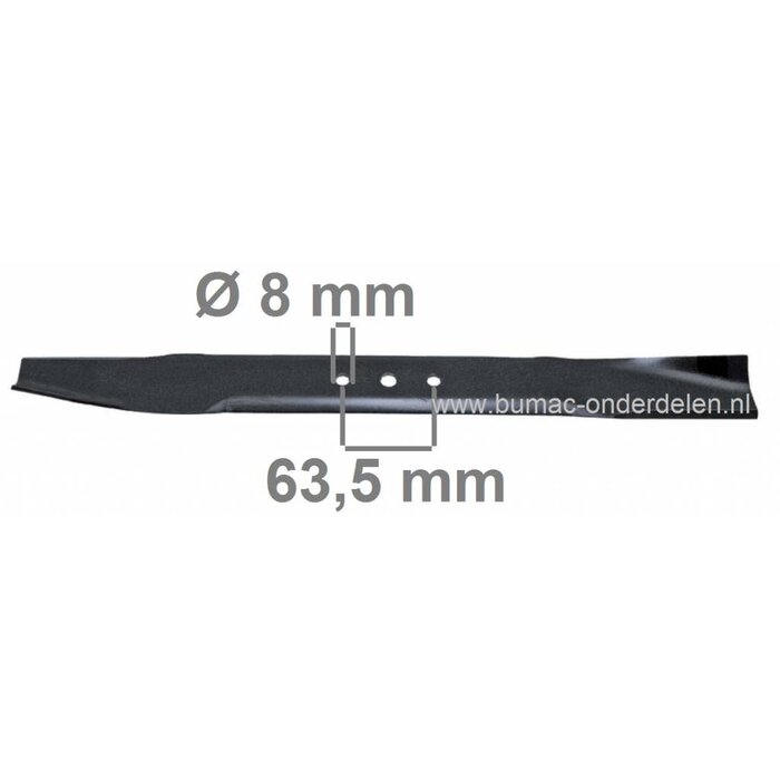 MTD Maaimes 53,3 Cm voor 21 Inch Loopmaaiermodellen DeLuxe 53 S, Deluxe 53SSL, Bolens, CubCadet, Gutbrod, Mtd, Yardman, Wolf, White Grasmaaiermessen, Maaibladen voor Grasmaaimachines 21", Gazonmaaierbladen, Maaibladen voor Motormaaiers