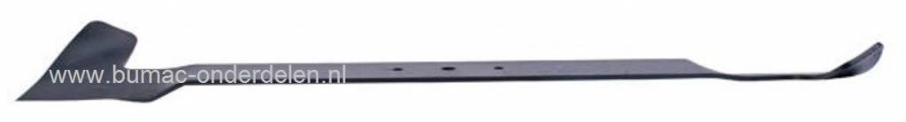 Mes Rechts 61,7 Cm voor MTD Zitmaaiers, Frontmaaiers, Tuintrekkers, Maaimessen Bolens, CubCadet, Gutbrod, Mtd, Wolf, White, Yardman, Messen Lengte 617 mm, Asgat 10,3 mm, Zijgaten 7,5 mm, HoH 74 mm, CUBCADET RBH1200,