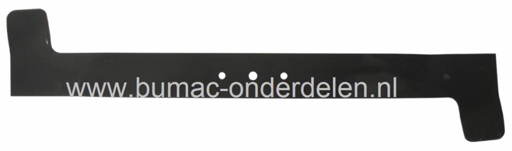Mes Rechts 61,7 Cm voor MTD Zitmaaiers, Frontmaaiers, Tuintrekkers, Maaimessen Bolens, CubCadet, Gutbrod, Mtd, Wolf, White, Yardman, Messen Lengte 617 mm, Asgat 10,3 mm, Zijgaten 7,5 mm, HoH 74 mm, CUBCADET RBH1200,