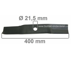 Maaimes 40 Cm voor 46 Inch, 117 Cm Zitmaaiers met 3 Messen, Maaibladen voor Murray, Noma, Snapper, Ariëns, Simplicity Maaiers met 46" (117 cm) Maaibreedte met 3 Messig Maaidek, Maaimessen voor Zitmaaiers, Frontmaaiers, Tuintrekkers, Mini Tractoren