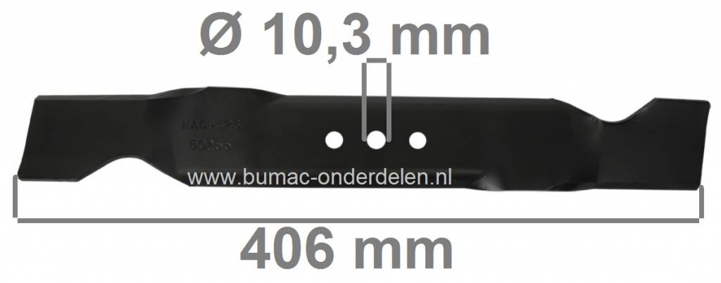 Murray Maaimes 40,6 Cm voor 16" Loopmaaiers, Grasmaaiermessen Murray, Noma, Ariens, Simplicity, Snapper, Messen voor Grasmaaiermodellen CXM550, MX450, MX550, MXMU550, MXU16550E, MP450, MP550, Cirkelmaaiers, Motormaaiers, Benzinemaaiers