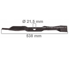 Mulchmes 53,8 Cm Murray 42 Inch Zitmaaiers, Maaimessen MURRAY, NOMA, SIMPLICITY, SNAPPER, ARIENS Tuintrekkers, Minitractoren met 42" - 107 Cm Maaibreedte, Maaibladen voor Minitrekkers, Frontmaaiers, Zitmaaiermes, onderdeel