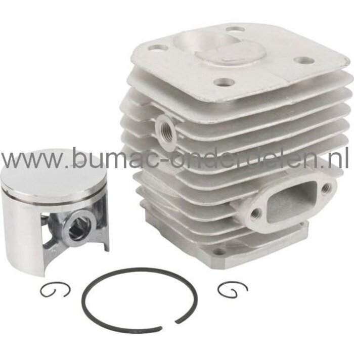 Husqvarna Cilinder Ø 48 mm met Zuiger voor 262 en 262XP Kettingzaag, Cilinderset voot Husqvarna Kettingzaag, Motorzaag, Revisieset