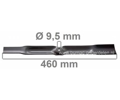 Maaimes 46 Cm voor AMF, Dynamark, Hako, Noma Zitmaaiers, Tuintrekkers met 36 Inch, 92 Cm Maaibreedte, Mes voor HAKO Gartentrac 1803 E, Rasentrac 1002, 1003 E, Maaibladen, Maaimessen voor Mini-Trekkers, Tuintractors