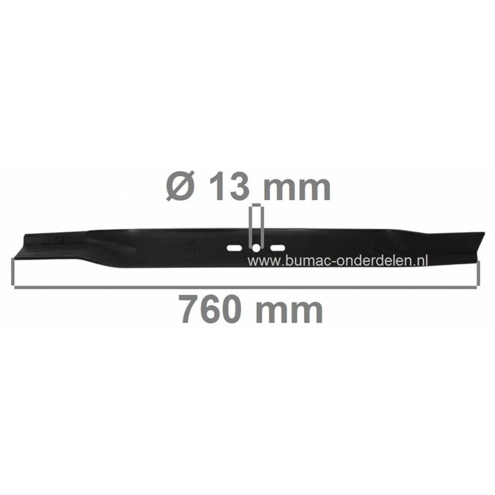 Maaimes 76 Cm Noma, Murray, Viking Zitmaaiers met een 30 Inch (76 Cm) Maaidek Opvang, Zijuitworp, Maaimessen, Maaibladen voor 30" Modellen