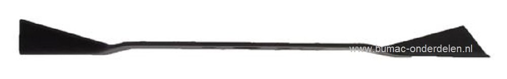 Mes 32,5 Cm voor Electromaaiers van EFCO - EMAK - OLEO MAC, Grasmaaiermessen voor Elektrische Gazonmaaiers, Maaibladen Efco, Emak, Oleo-Mac K35, PR35, PR35E, PR35R, PR35S Electrische Grasmaaimachines, Maaimessen voor Elektromaaiers onderdeel