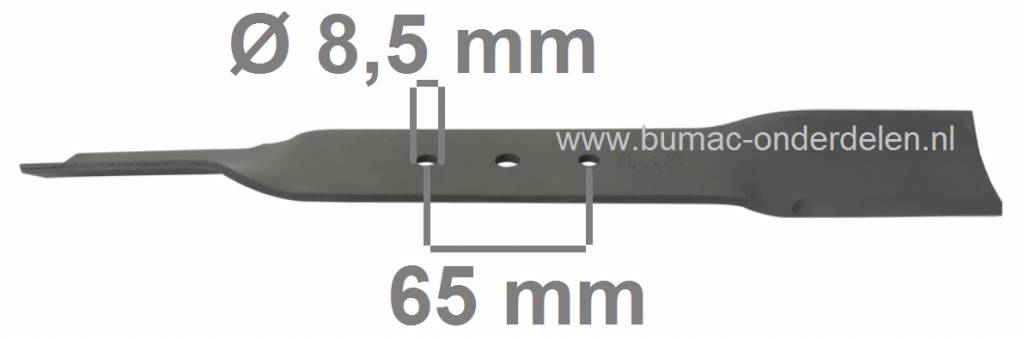 Mes 38,8 Cm voor Efco en Oleo-Mac Cirkelmaaiers, EFCO, OLEO MAC Maaimessen voor Grasmaaiers, Loopmaaiers LR 43 PA, LR 43 PB, G 43, Gazonmaaierbladen, Maaibladen Benzinemaaiers, Motormaaiers van Efco en Oleomac