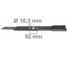 Mes 45,7 Cm voor EFCO, EMAK, OLEO-MAC Electrische Grasmaaiers GE 47, LR 47 PE, LR 48 E, LR 48 PE, LR 48 TE, Maaibladen voor Elektromaaiers, Electromaaiers van Efco, Emak en Oleomac, Grasmaaiermessen, Maaimessen Elektrische Gazonmaaiers