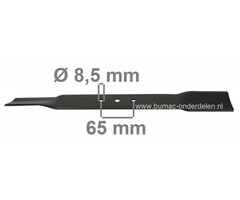 Maaimes 45,6 Cm voor Efco, Emak en Oleo-Mac Gazonmaaiers, Loopmaaiermodellen G 47, G 47 A, G 47 TAS, G 47 X, G 48, G 48 PB, LR 47, LR 47 PB, LR 48, Maaimessen voor Cirkelmaaiers, Duwmaaiers EFCO, EMAK, OLEO-MAC G47A, G47TAS, G47X, G48PB, LR47PB, LR48