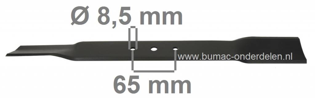 Maaimes 45,6 Cm voor Efco, Emak en Oleo-Mac Gazonmaaiers, Loopmaaiermodellen G 47, G 47 A, G 47 TAS, G 47 X, G 48, G 48 PB, LR 47, LR 47 PB, LR 48, Maaimessen voor Cirkelmaaiers, Duwmaaiers EFCO, EMAK, OLEO-MAC G47A, G47TAS, G47X, G48PB, LR47PB, LR48