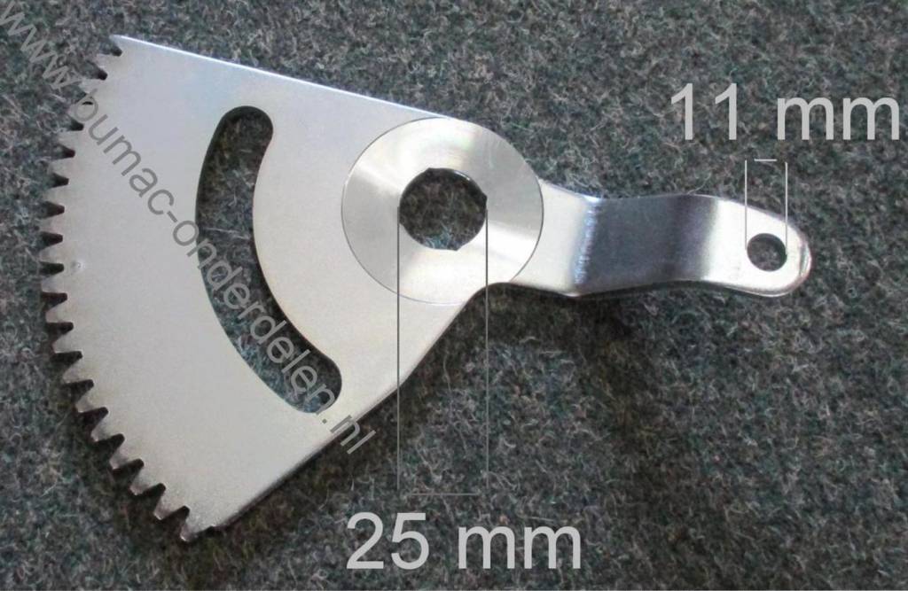 Stuurplaat voor Toro 150DH, 170DH, 190DH, 200DH, 210DH, 220DH   Zitmaaier - Tuintrekker, Stuurhevel, Tandheugel voor Zitmaaiers van Toro  150 DH, 170 DH, 190 DH, 200 DH, 210 DH, 220 DH