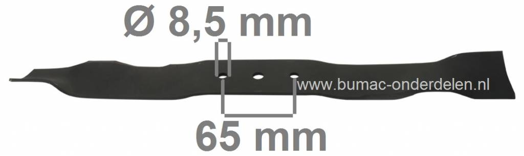 Mulchmes 45,7 Cm voor Oleo-Mac G48PB Loopmaaiers, EFCO, EMAK, OLEO MAC Maaimessen voor G 48 PB Gazonmaaiers, Motormaaiers, Cirkelmaaiers, Maaibladen voor Benzinemaaiers, Grasmaaimachines