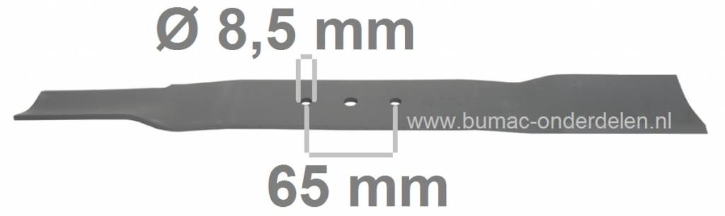 Maaimes 50,5 Cm Oleo-Mac, Efco, Emak, Sandrigarden, Queen Garden Loopmaaiers G53, GI53, G53TX, LR53, Grasmaaiermessen EFCO - EMAK - OLEOMAC Duwmaaiers, Grasmaaimachines, Maaimessen, Maaibladen voor Cirkelmaaiers, Benzinemaaiers, Gazonmaaiers