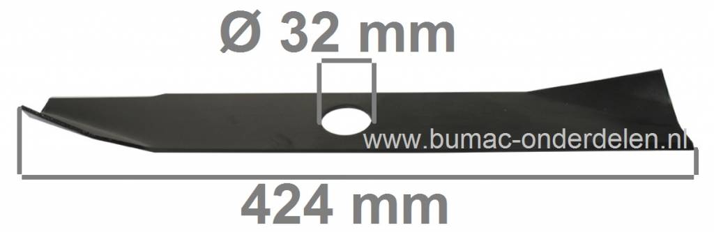 Mes 42,4 Cm SABO - JOHN DEERE 43 Cm Loopmaaiers, Opvang, Grasmaaiermessen voor Modellen 43-100, 43-151, 43-190, 43-Kawa PS, 43-Pro S Benzinemaaiers, Grasmachines, Maaimessen Johndeere, Sabo, Maaibladen JD, Motormaaiers 43 Cm Maaibreedte en Grasvangbak