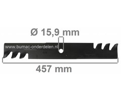 Gator Mulchmes 45,7 Cm Bunton, Scag 36 Inch en 52 Inch Zitmaaiers 90-2T, 90-2TH, 90-4T, 90-4TH, Maaimessen BUNTON, SCAG, JOHN DEERE, GREAT DANE, SABO, Mulchingmes, Messen Tuintrekkers, Mini Tractoren met 92 Cm en 132 Cm Maaibreedte