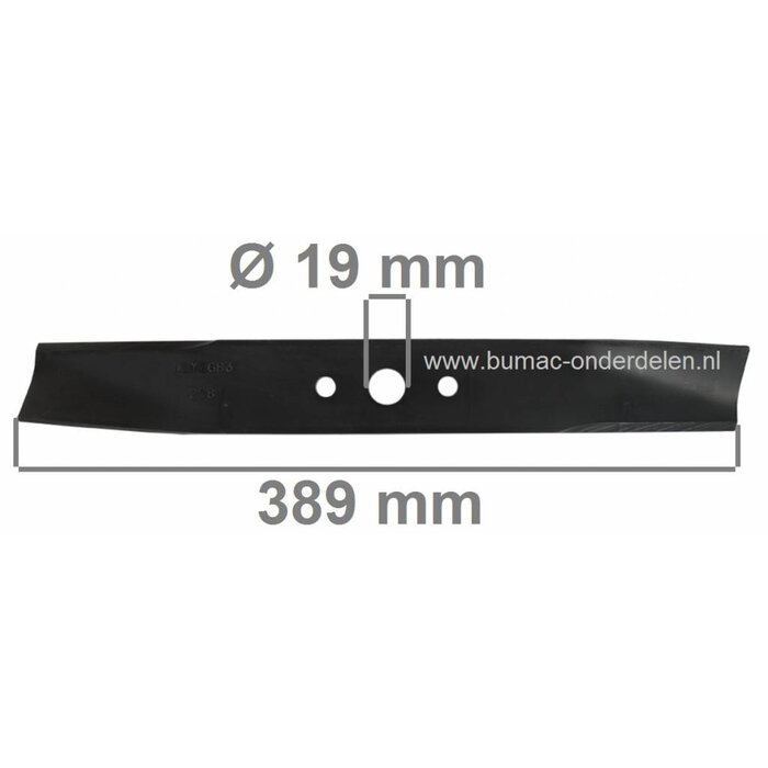 Linker Maaimes 38,9 Cm voor Simplicity zitmaaier, tuintrekker met 42 Inch - 107 Cm Maaibreedte, Simplicity 5216 - 6000 - 6200 - 6500 - Sunrunner FC en GT, Mes voor Mini-Tractors, Zitmaaiermes, Maaiblad, onderdeel