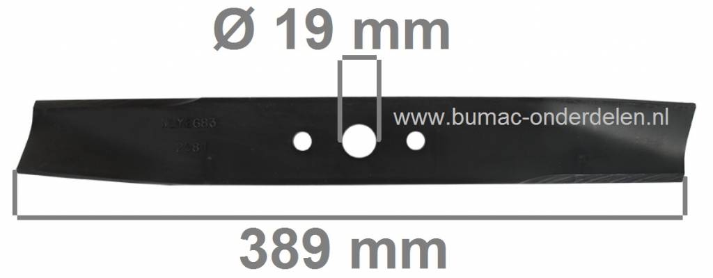 Linker Maaimes 38,9 Cm voor Simplicity zitmaaier, tuintrekker met 42 Inch - 107 Cm Maaibreedte, Simplicity 5216 - 6000 - 6200 - 6500 - Sunrunner FC en GT, Mes voor Mini-Tractors, Zitmaaiermes, Maaiblad, onderdeel