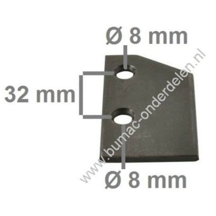 Windvleugelset SNAPPER voor 621093 Maaimes, Mestips set van 2 Ariens, Murray, Noma, Gravely, Simplicity, Snapper Gazonmaaiers met 21 Inch, 53 Cm en Zitmaaiers met 41 Inch, 105 Cm Maaibreedte, Maaimestips 2x voor Maaimessen, Loopmaaiers, Cirkelmaaiers onde