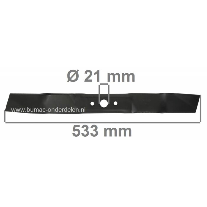 Mulchmes 53,3 Cm voor Snapper, Simplicity 21 Inch Gazonmaaier, Maai mes Ariens, Murray, Noma, Gravely Grasmaaier met 21", 53 Cm Maaibreedte, Loopmaaiermes, Maaiblad Motormaaier, Grasmaaimachine, onderdeel