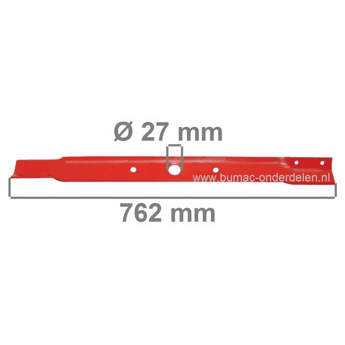 Mes 76,2 Cm SNAPPER 30" Zitmaaiers Ariëns, Simplicity, Gravely, Murray, Noma, Snapper Maaimessen voor Tuintrekkers, Minitractors, Frontmaaiers, Maaibladen, Zitmaaiermessen voor 30 Inch, 77 Cm Maaibreedte Zitmaaiers
