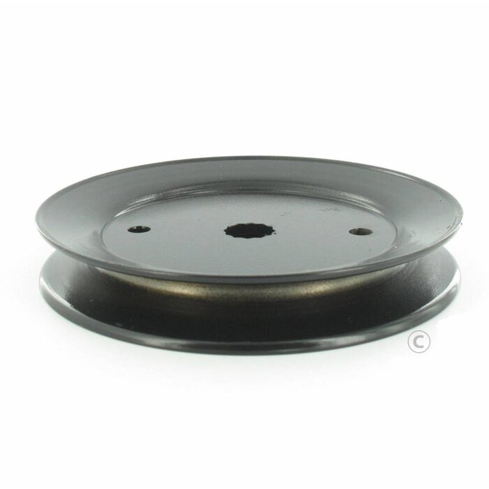 Poelie voor aandrijving van de maaimessen bij Zitmaaier, Frontmaaier Husqvarna, Craftsman, Jonsered, Partner, Mc Cullogh, Lazer, Riemschijf CT153, CT154, YT4000, TC138, TC238, YT1942, YT16542, YTH2042, YTH20K4