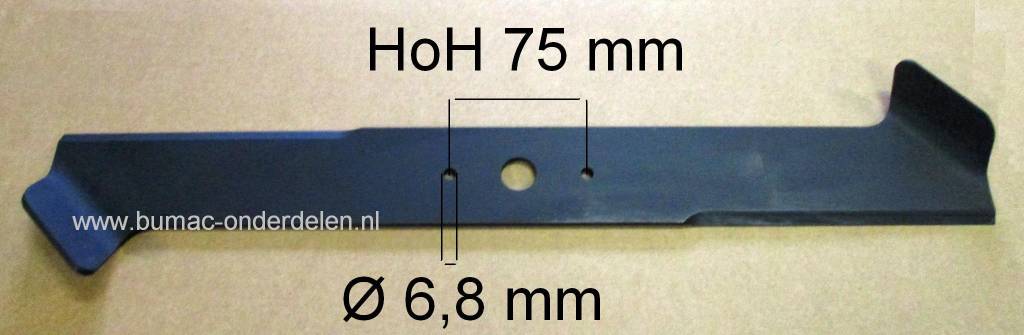 Linker Mes 51,5 Cm voor Toro DH 150, DH 170, DH 190, DH 200, DH 210, DH 220 Zitmaaier, Tuintrekker, Grasmaaiermes voor Opvang - Mulch of Zijuitworp Maaidek van 102 Cm