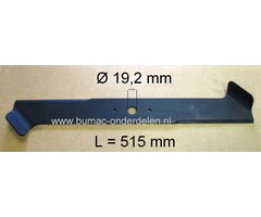 Linker Mes 51,5 Cm voor Toro DH150, DH170, DH190, DH200, DH210, DH220 Zitmaaier, Tuintrekker, Grasmaaiermes voor Opvang - Mulch of Zijuitworp Maaidek van 102 Cm