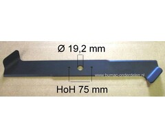 Rechter Mes 51,5 Cm voor Toro DH150, DH170, DH190, DH200, DH210, DH220 Zitmaaier, Tuintrekker, Grasmaaiermes voor Opvang - Mulch of Zijuitworp Maaidek van 102 Cm